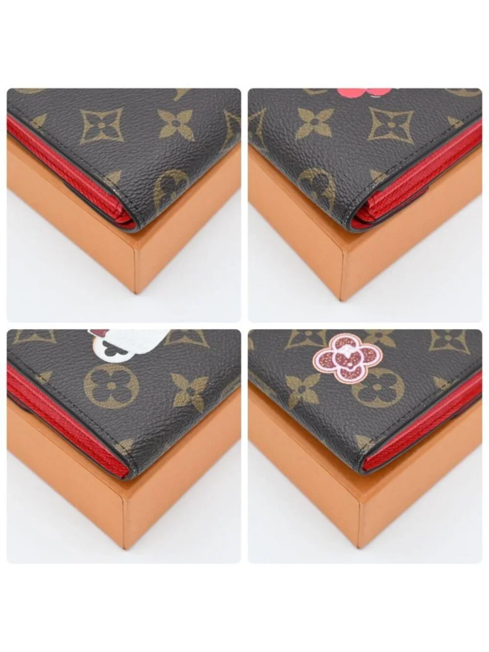 Louis Vuitton Monogram Vivienne Portefeuille Sarah NM Wallet